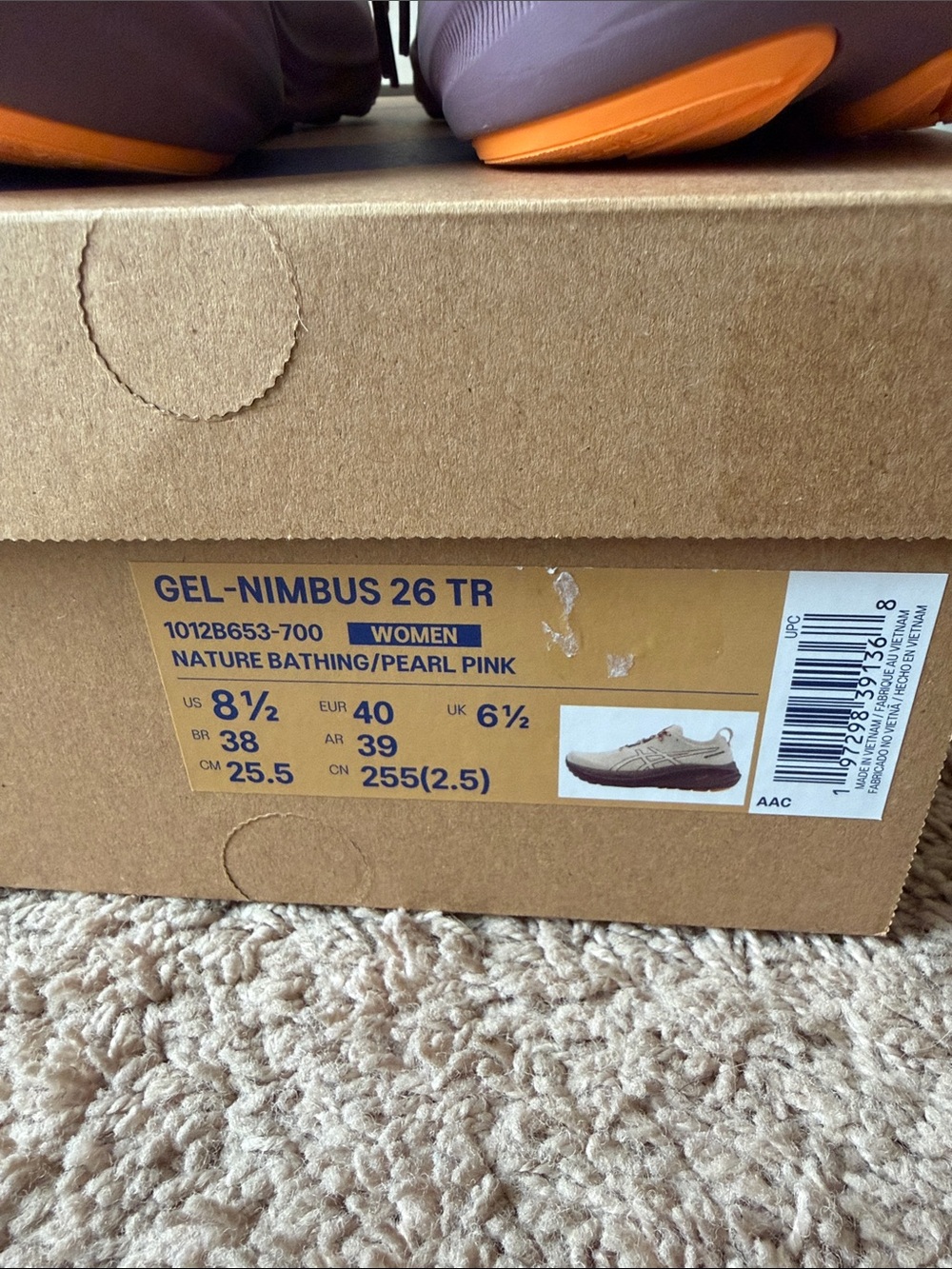 ASICS Women’s Gel-Nimbus 26 Trail Running Shoes - Picture 12 of 13